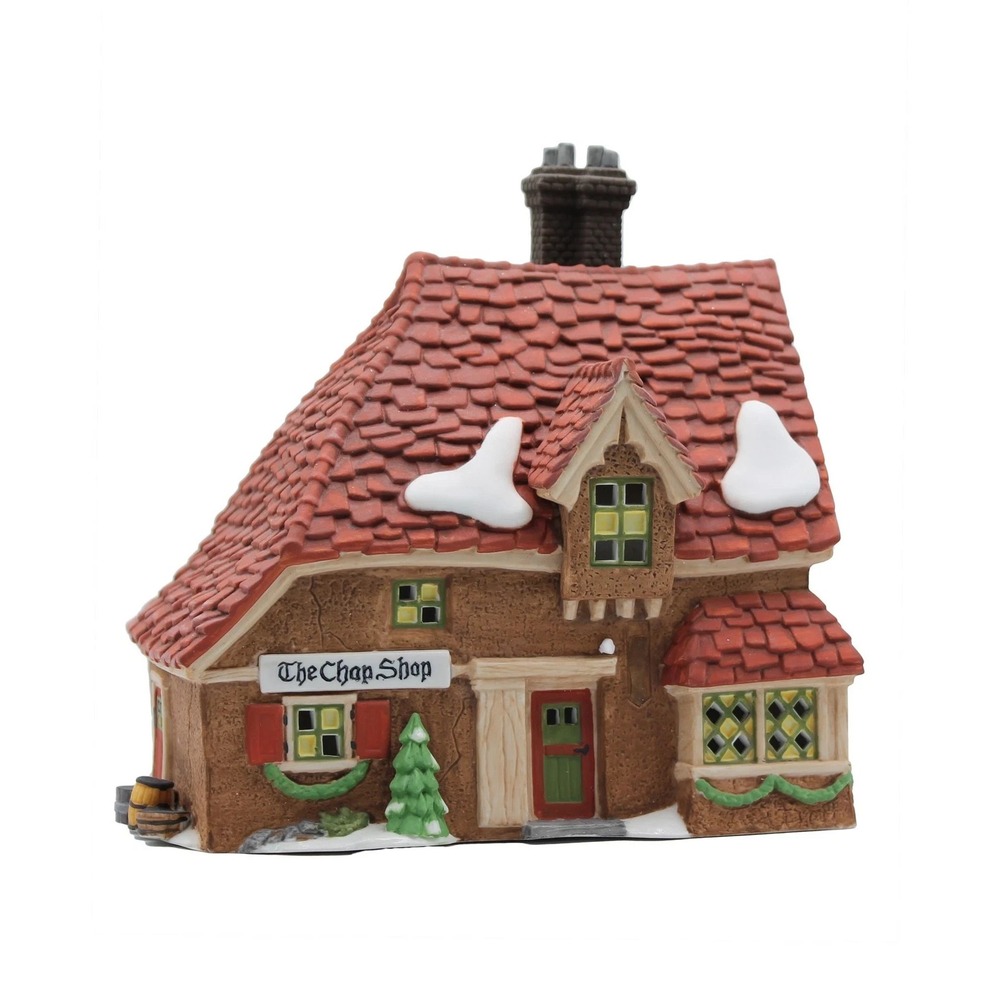 DEPT 56 HERITAGE VILLAGE COLLECTION DICKENS VILLAGE SERIES THE CHOP SHOP RETIRED